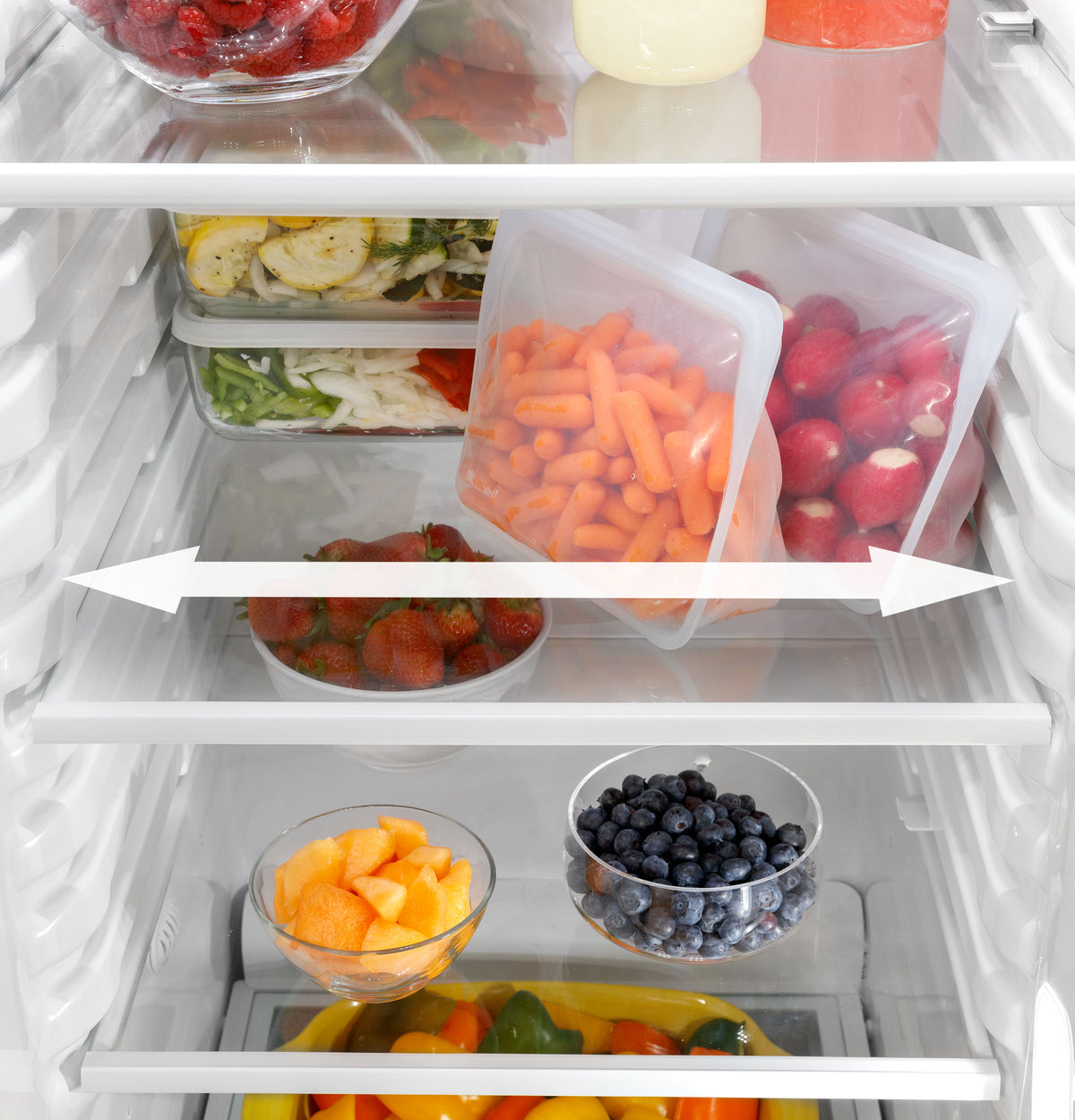 GE 23.0 Cu. Ft. Side-By-Side Refrigerator (GSS23GYPFS)