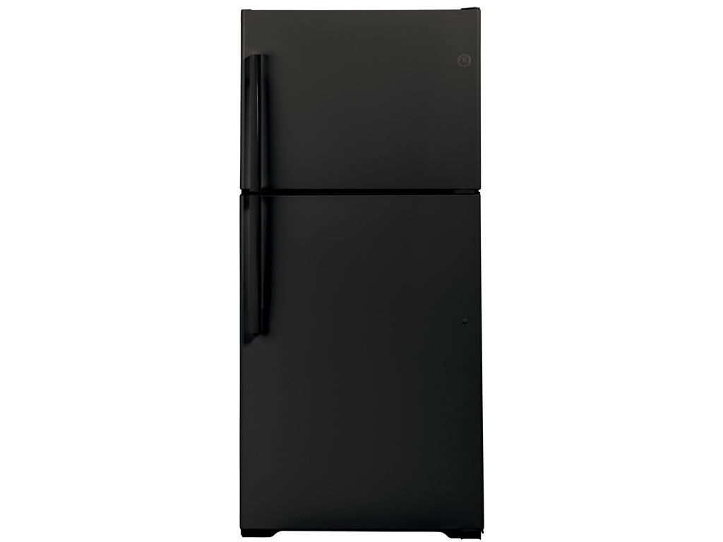 GE 19.2 Cubic Foot Top Mount Refrigerator Black