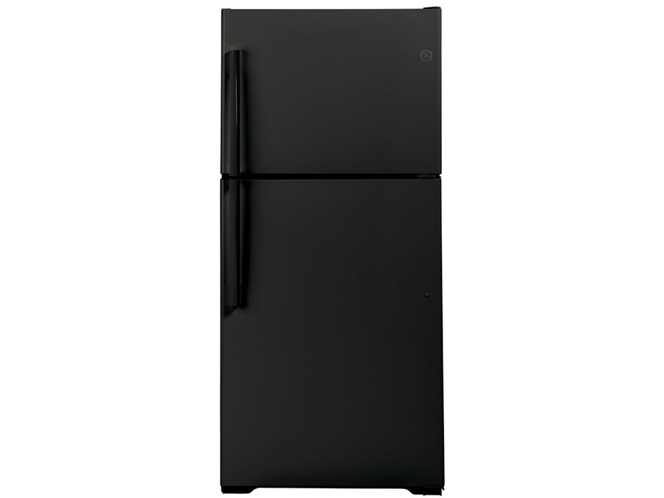 GE 19.2 Cubic Foot Top Mount Refrigerator Black