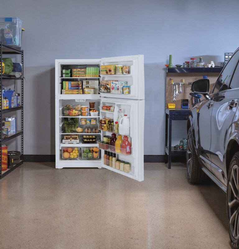 GE 19.2 Cu. Ft. Garage Ready Top-Freezer Refrigerator (GTS19KGNRWW)