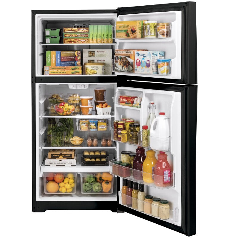 GE 21.9 Cu. Ft. Garage Ready Top-Freezer Refrigerator (GTS22KGNRBB)