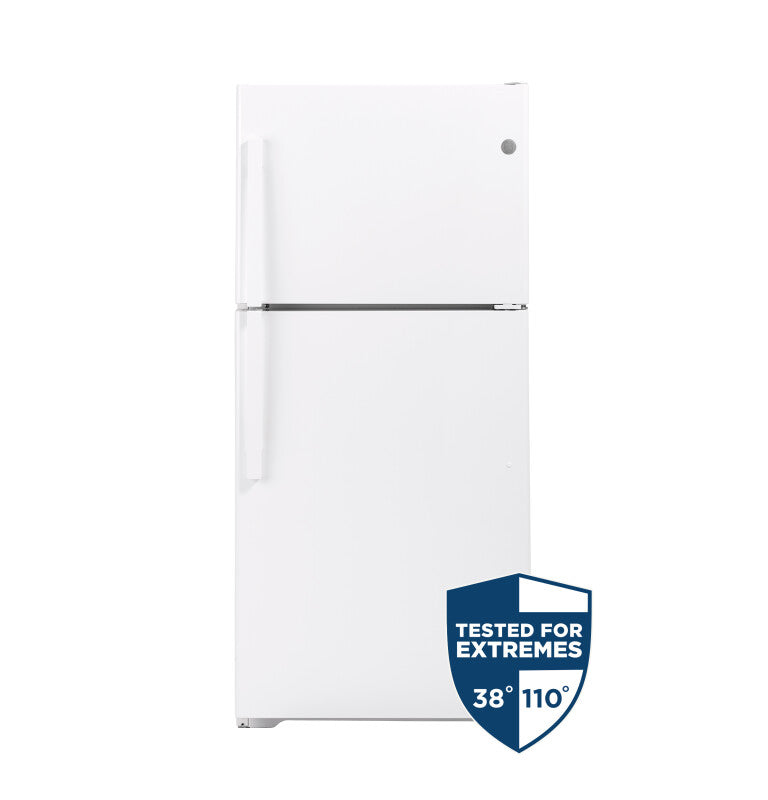 GE 21.9 Cu. Ft. Garage Ready Top-Freezer Refrigerator (GTS22KGNRWW)