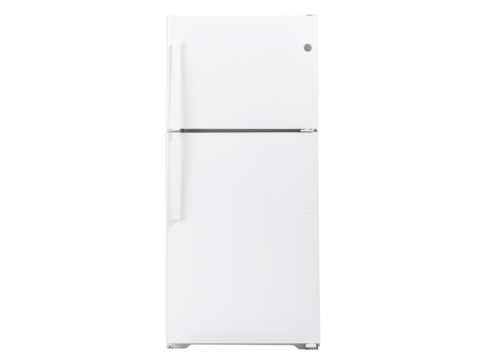 GE 21.9 Cu. Ft. Garage Ready Top-Freezer Refrigerator (GTS22KGNRWW)