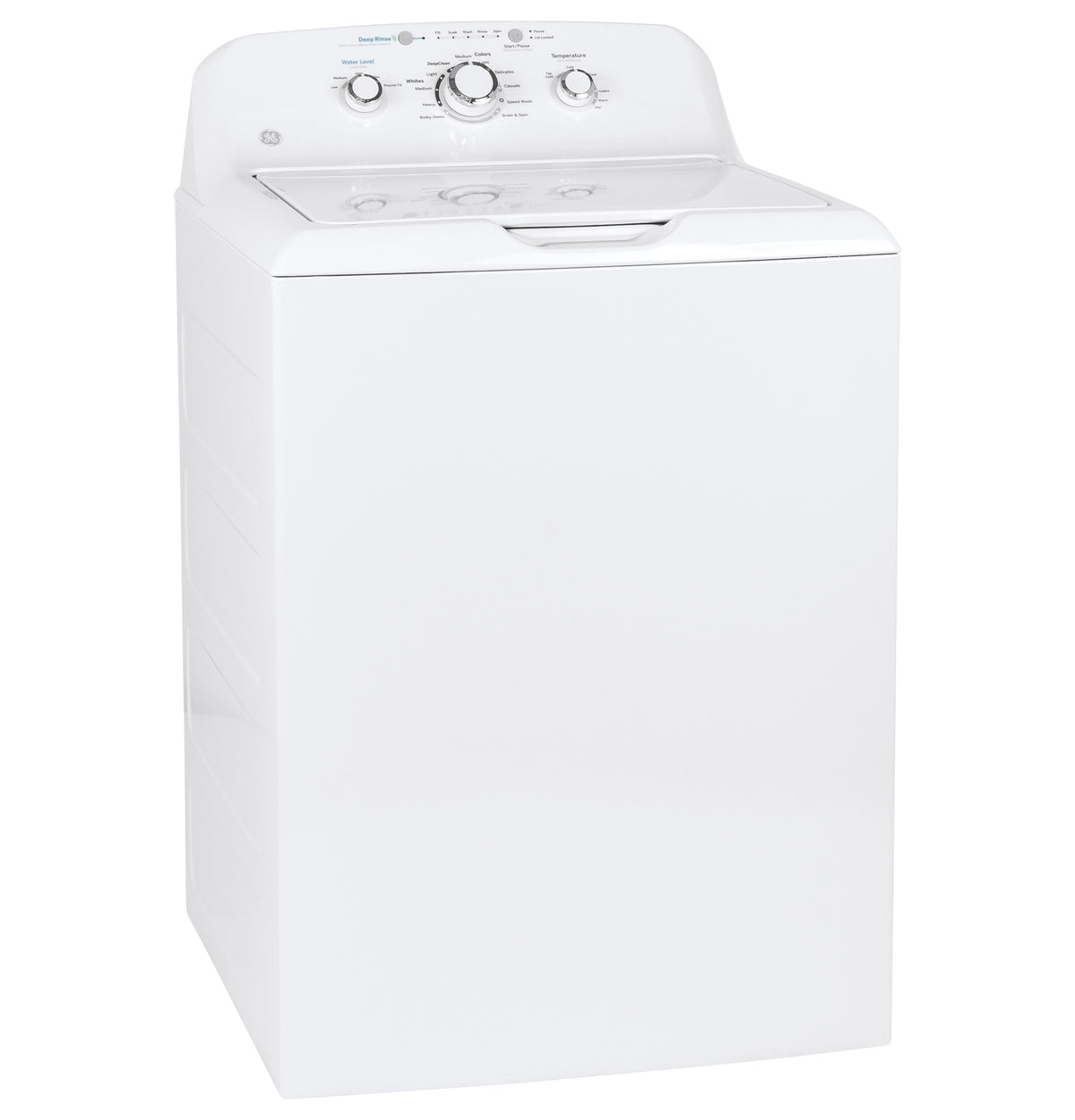 GE 4.0 cu. ft. Capacity Washer with Stainless Steel Basket and Water Level Control (GTW325ASWWW)