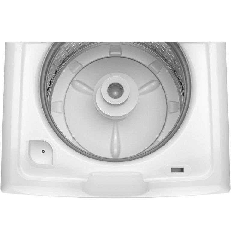 GE 4.3 cu. ft. Capacity Washer with Stainless Steel Basket,Cold Plus and Water Level Control (GTW385ASWWS)