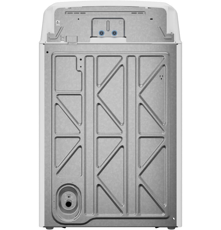 GE 4.3 cu. ft. Capacity Washer with Stainless Steel Basket,Cold Plus and Water Level Control (GTW385ASWWS)