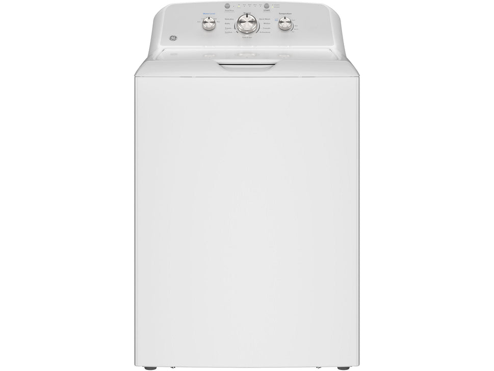 GE 4.3 cu. ft. Capacity Washer with Stainless Steel Basket,Cold Plus and Water Level Control (GTW385ASWWS)