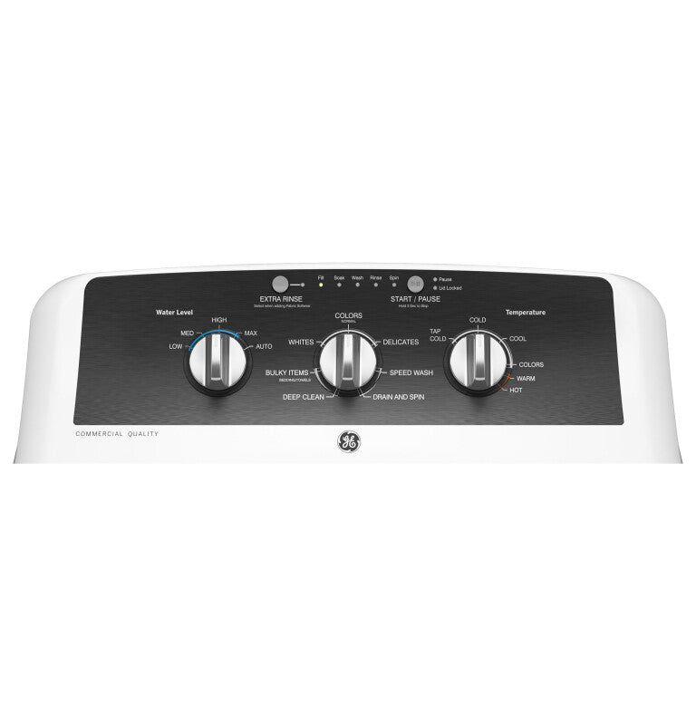 GE 4.3 cu. ft. Capacity Washer with Stainless Steel Basket,5-yr Limited Warranty (GTW525ACWWB)