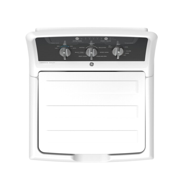 GE 4.3 cu. ft. Capacity Washer with Stainless Steel Basket,5-yr Limited Warranty (GTW525ACWWB)