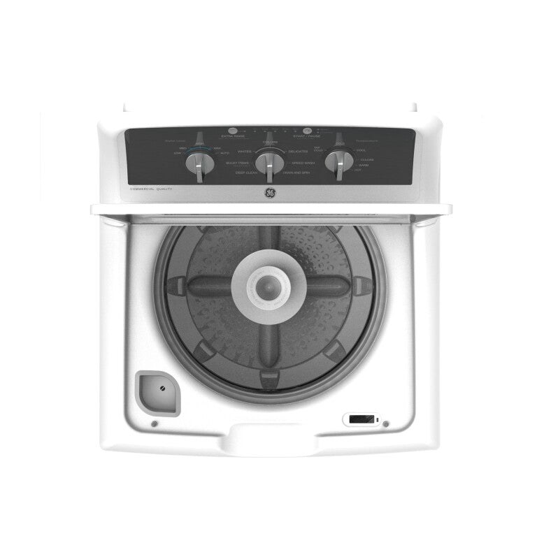 GE 4.3 cu. ft. Capacity Washer with Stainless Steel Basket,5-yr Limited Warranty (GTW525ACWWB)