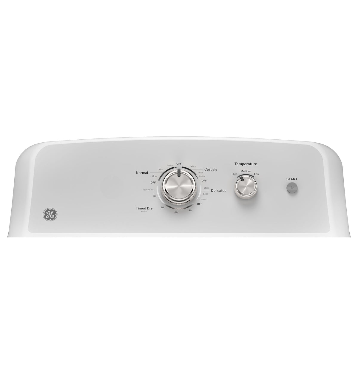 GE 6.2 cu. ft. Capacity Electric Dryer with Up To 120 ft. Venting and Shallow Depth (GTX38EASWWS)