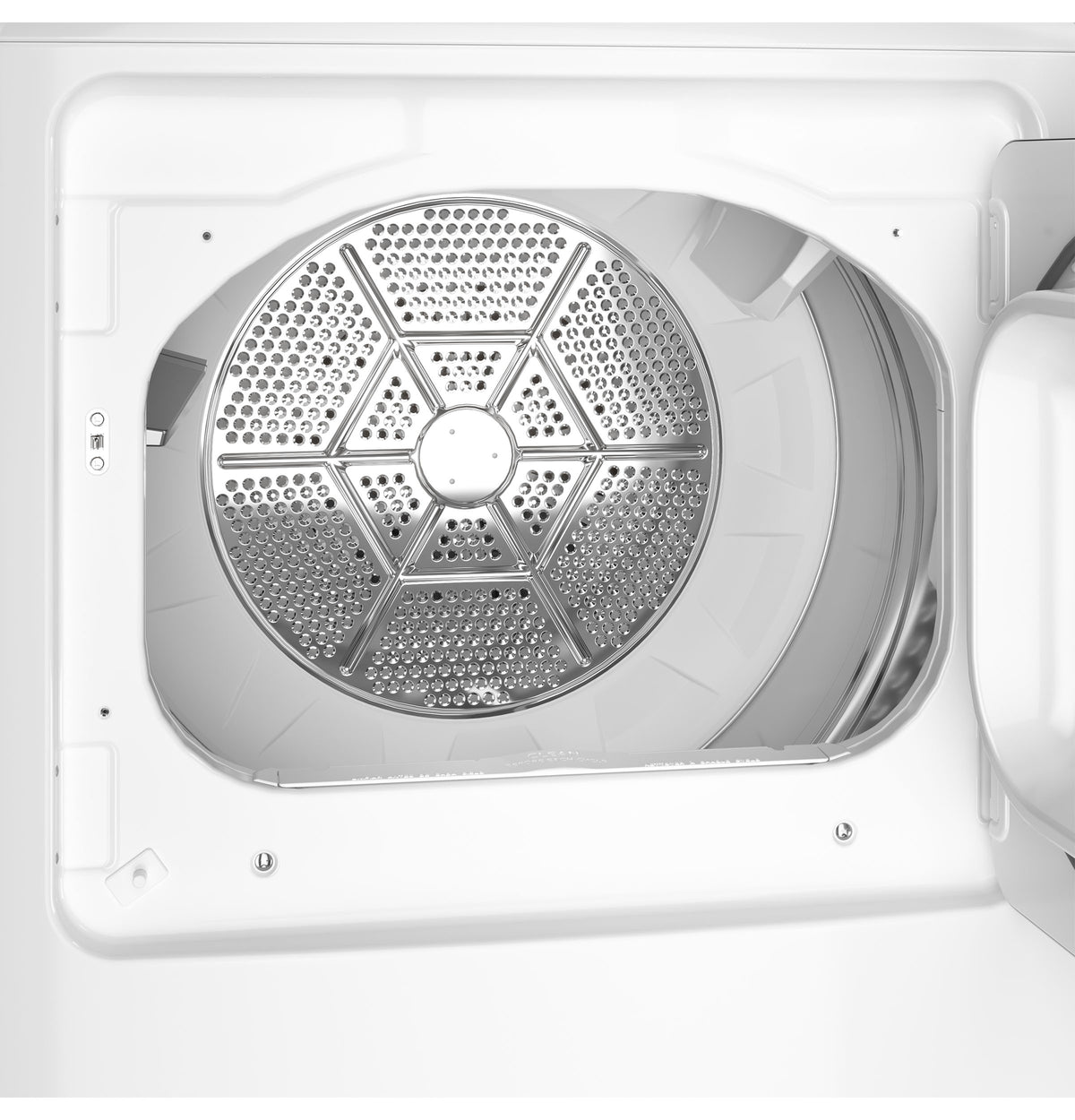 GE 6.2 cu. ft. Capacity Electric Dryer with Up To 120 ft. Venting and Shallow Depth (GTX38EASWWS)