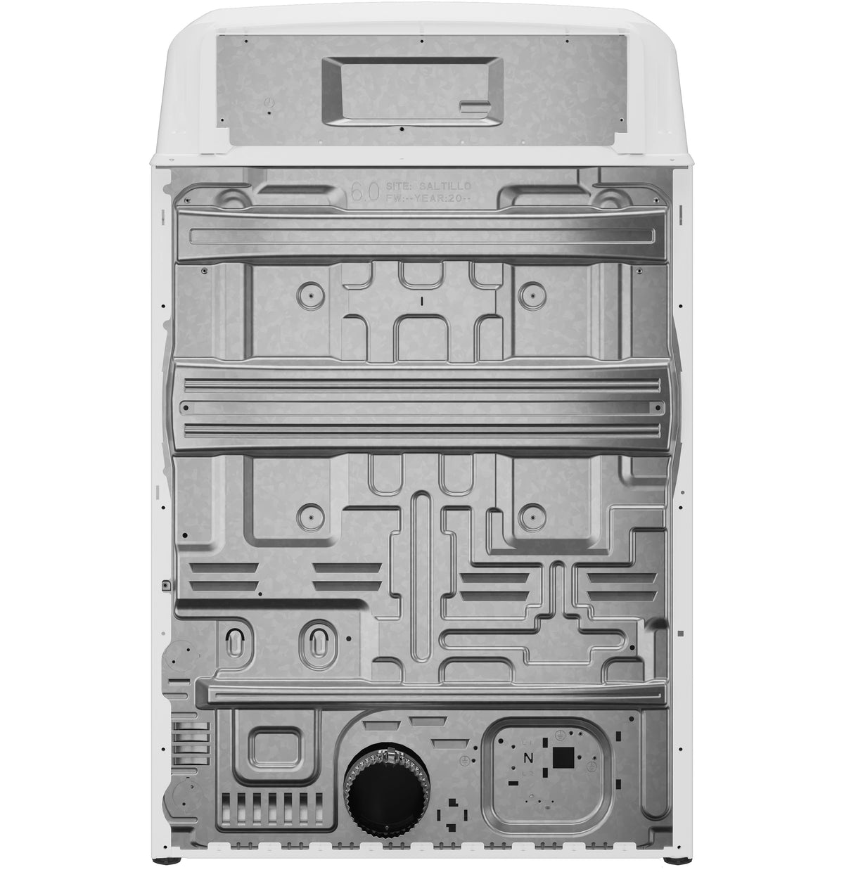 GE 6.2 cu. ft. Capacity Electric Dryer with Up To 120 ft. Venting and Shallow Depth (GTX38EASWWS)