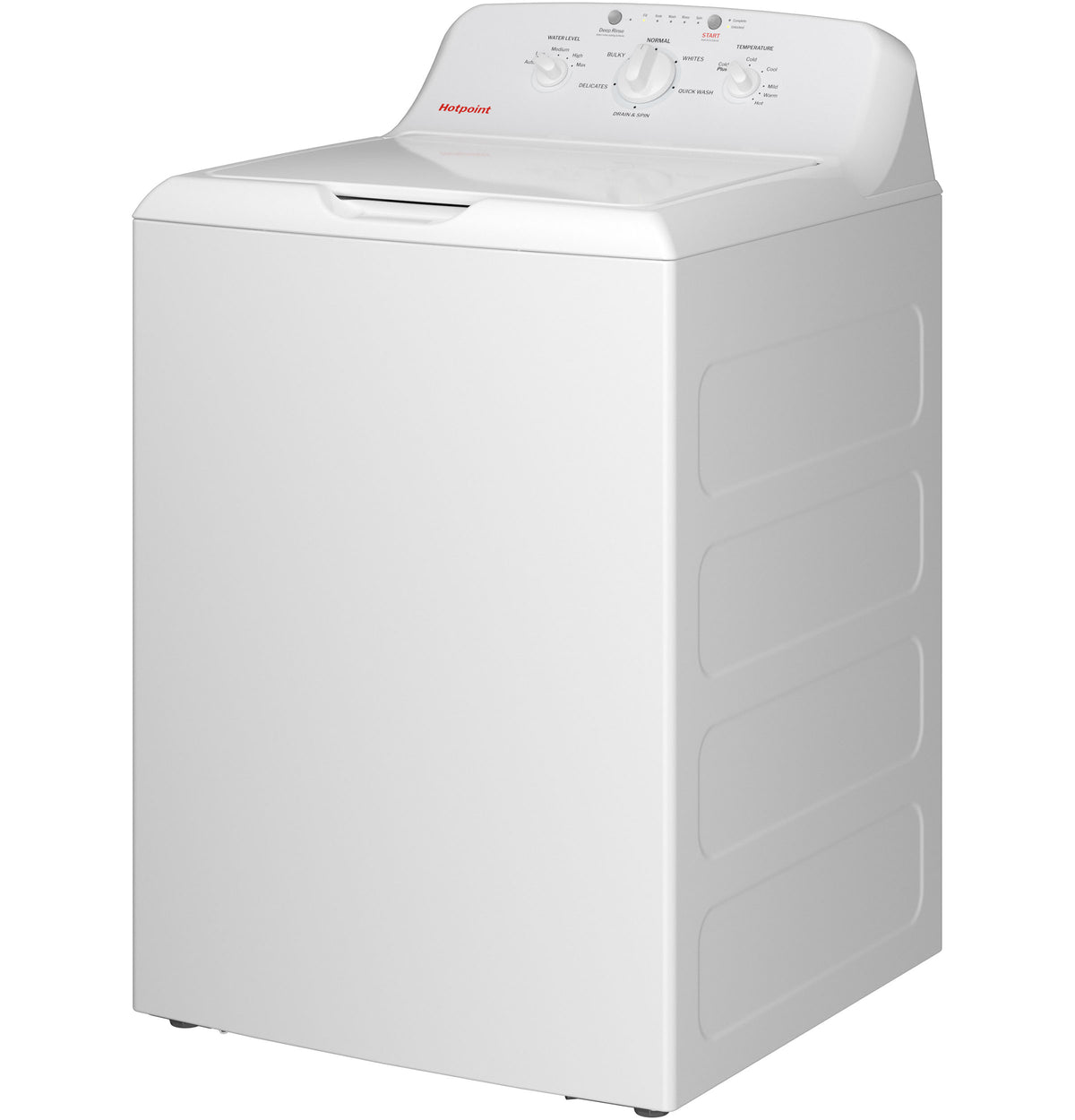 Hotpoint 4.0 Cu. Ft. Capacity Washer With Stainless Steel Basket,cold Plus And Water Level Control (HTW265ASWWW)