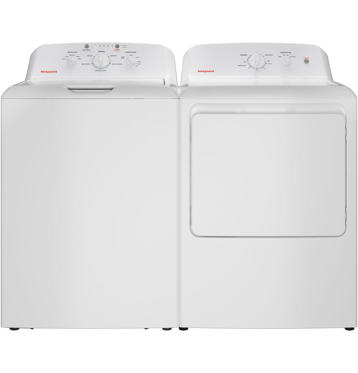 Hotpoint 6.2 Cu. Ft. Capacity Electric Dryer With Up To 120 Ft. Venting And Shallow Depth (HTX26EASWWW)