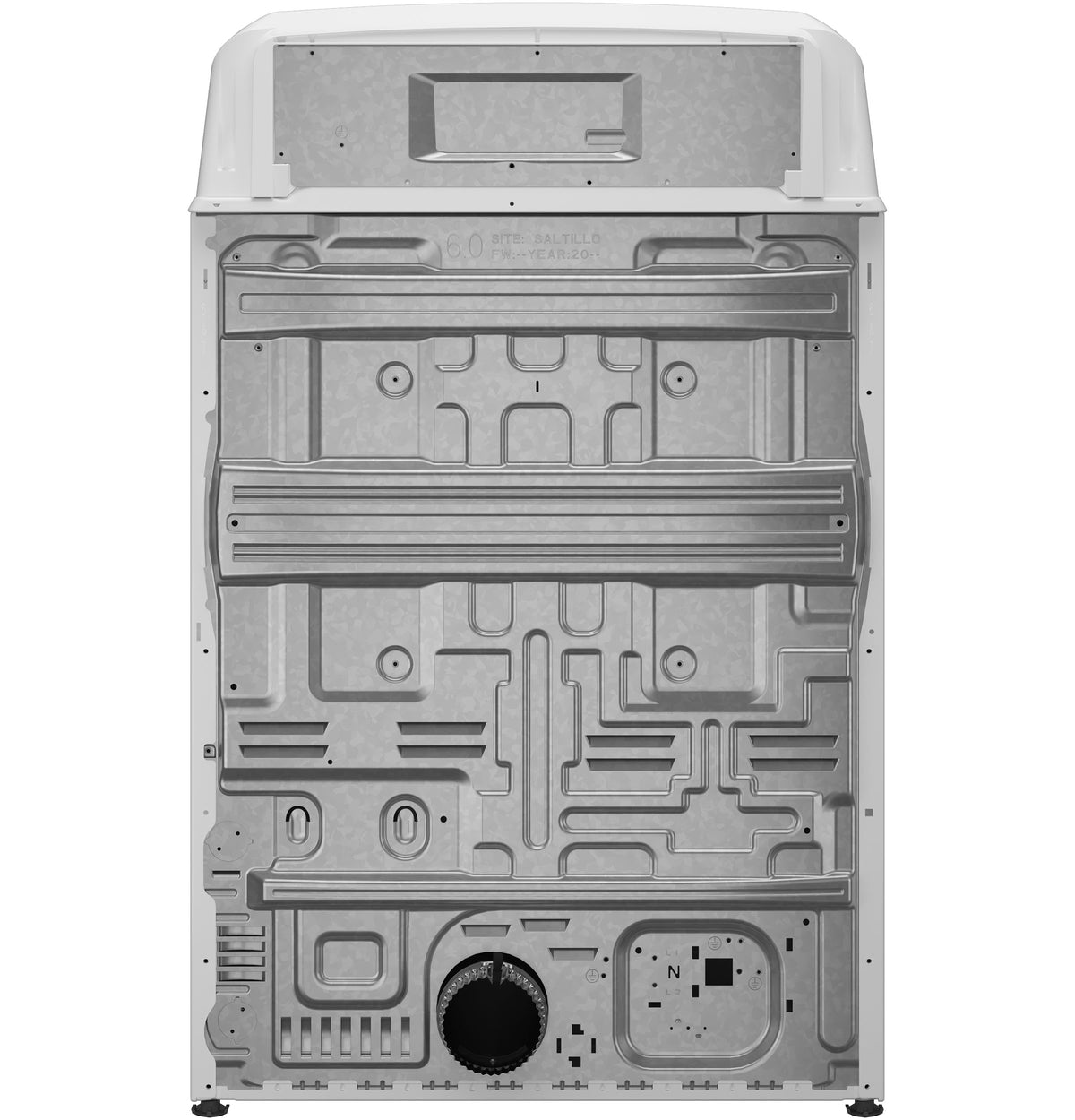 Hotpoint 6.2 Cu. Ft. Capacity Electric Dryer With Up To 120 Ft. Venting And Shallow Depth (HTX26EASWWW)