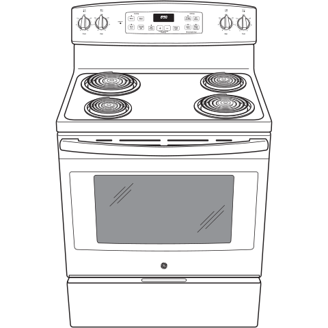 GE 30" Free-Standing Electric Range (JBS360DMWW)