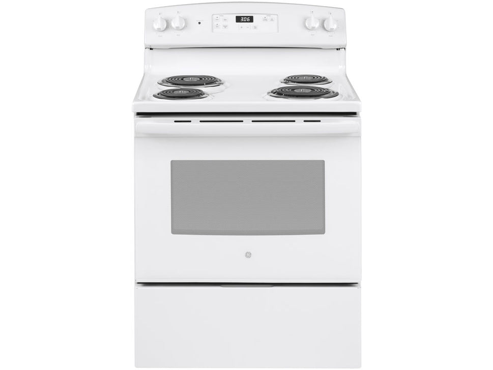 GE 30" Free-Standing Electric Range (JBS360DMWW)