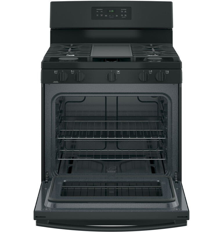 GE 30" Free-Standing Gas Range (JGBS66DEKBB)