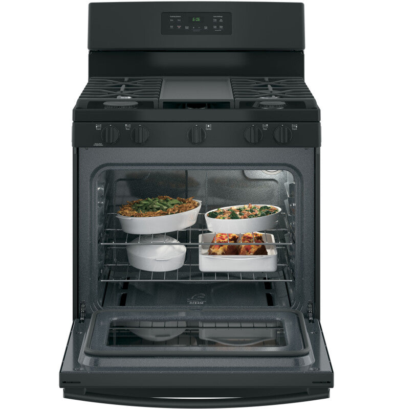GE 30" Free-Standing Gas Range (JGBS66DEKBB)