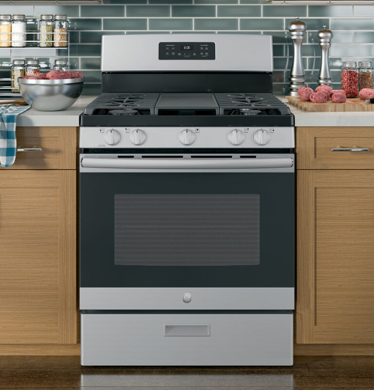 GE 30" Free-Standing Gas Range (JGBS66REKSS)