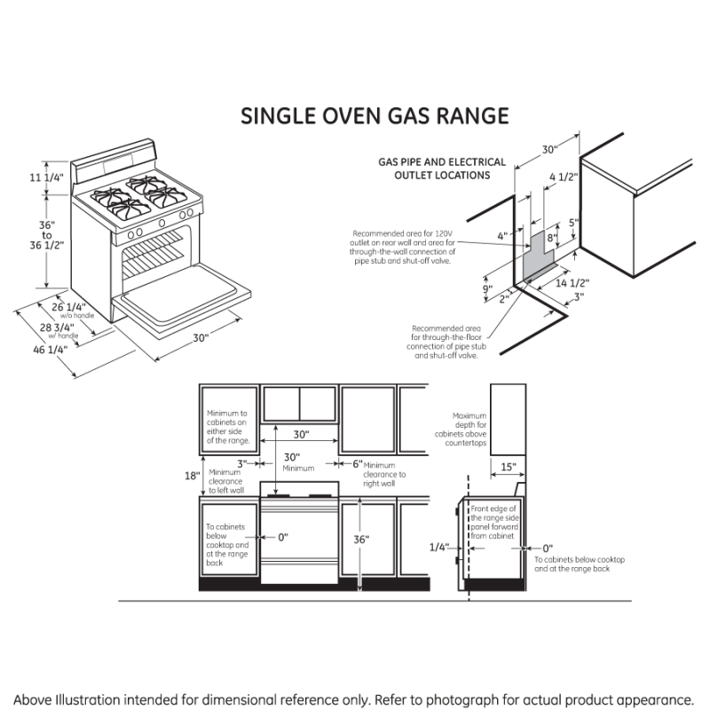 GE 30" Free-Standing Gas Range (JGBS66REKSS)