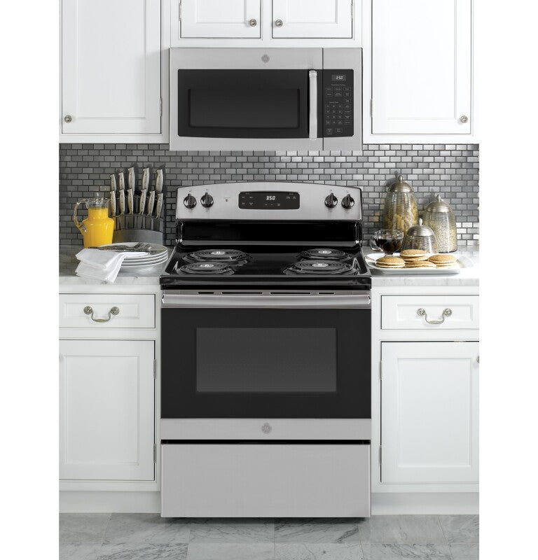 GE 1.6 Cu. Ft. Over-the-Range Microwave Oven (JVM3160RFSS)