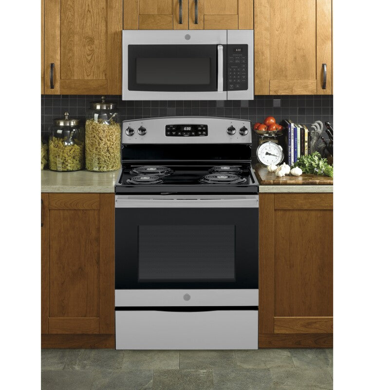 GE 1.6 Cu. Ft. Over-the-Range Microwave Oven (JVM3160RFSS)