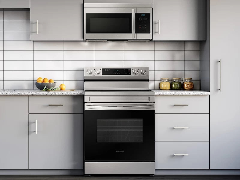 Samsung 300 CFM Hood Ventilation, Auto Cook, 1.6 cu.ft. (ME16A4021AS) Microwave