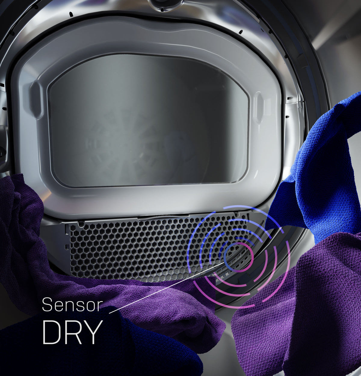 GE Profile 7.4 cu. ft. Capacity aluminized alloy drum Electric Dryer with Sanitize Cycle and Sensor Dry (PTD60EBPRDG)