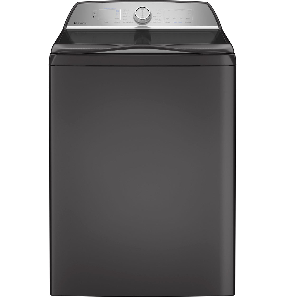 GE Profile 4.9 cu. ft. Capacity Washer with Smarter Wash Technology and FlexDispense (PTW605BPRDG)