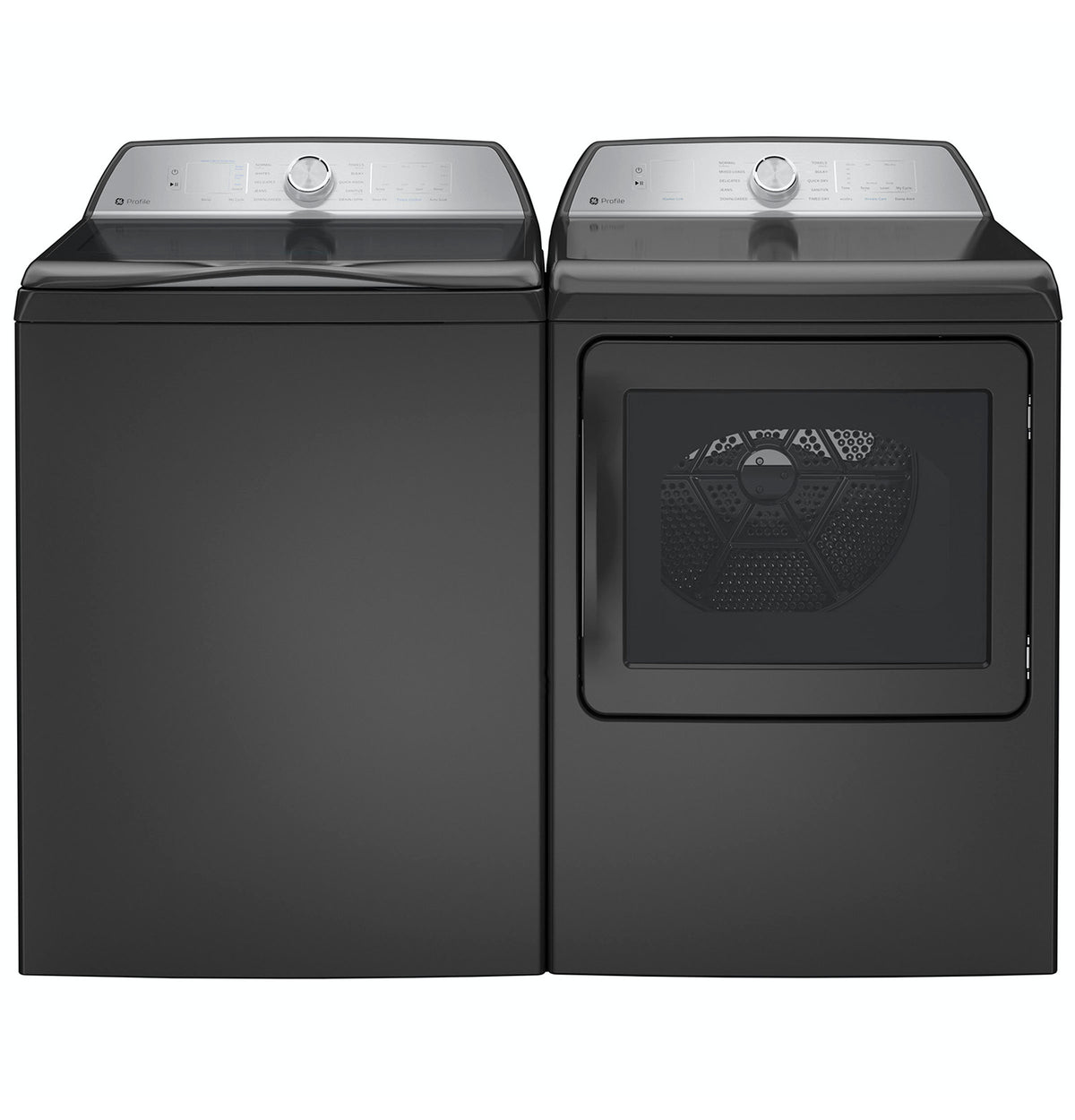 GE Profile 4.9 cu. ft. Capacity Washer with Smarter Wash Technology and FlexDispense (PTW605BPRDG)