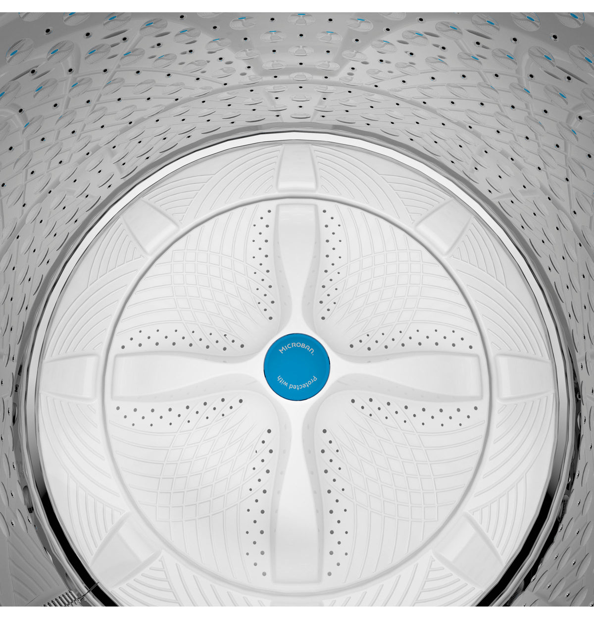 GE Profile 5.4 cu. ft. Capacity Washer with Smarter Wash Technology and FlexDispense (PTW700BSTWS)