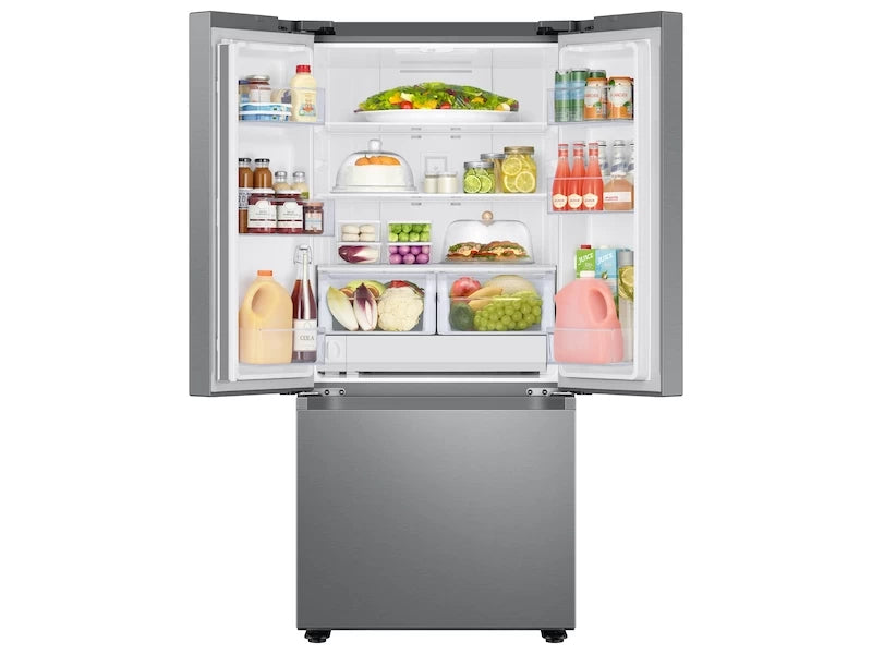 Samsung 30" & External Water Dispenser, Auto Ice Maker, 22 cu.ft. (RF22A4221SR) Refrigerator