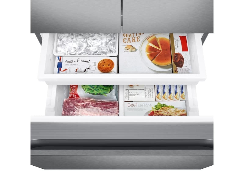 Samsung 30" & External Water Dispenser, Auto Ice Maker, 22 cu.ft. (RF22A4221SR) Refrigerator