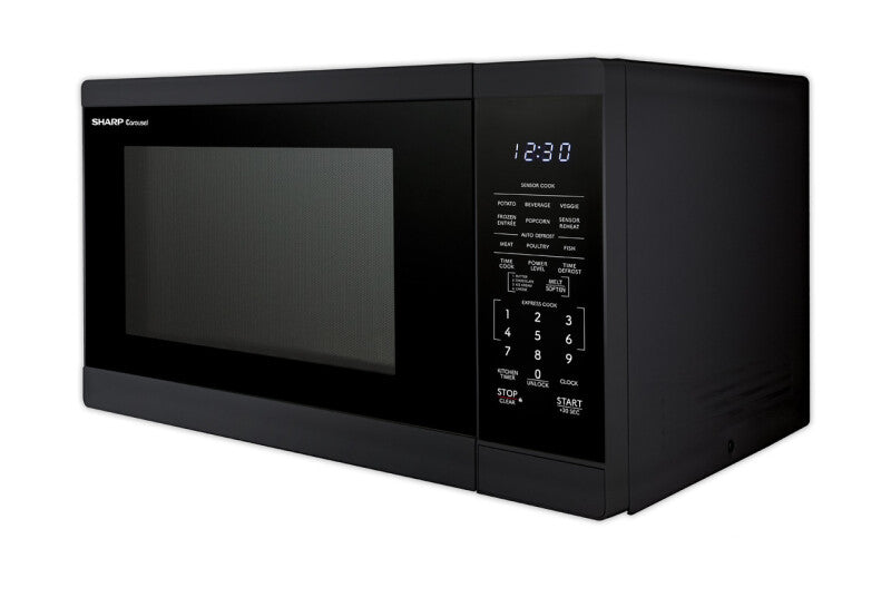 Sharp 1.4 Cu. Ft. 1100w Black Countertop Microwave Oven (SMC1461KB)