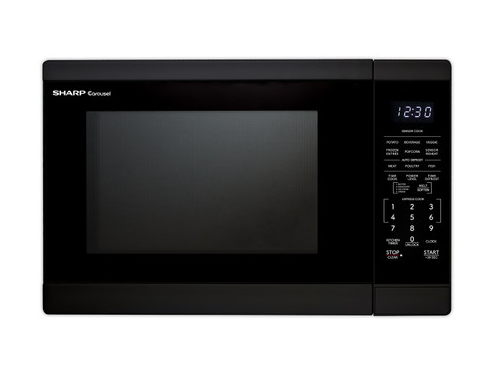 Sharp 1.4 Cu. Ft. 1100w Black Countertop Microwave Oven (SMC1461KB)