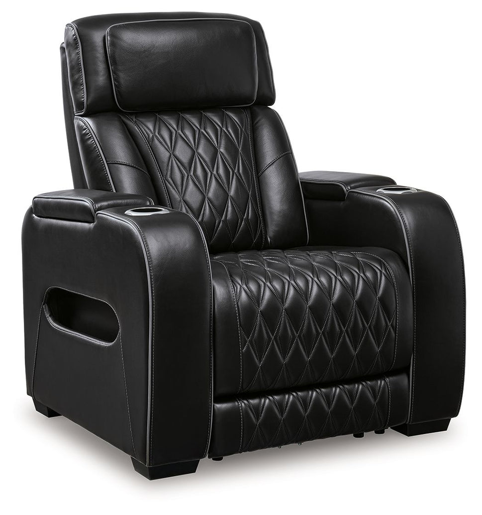 Boyington Black Recliner